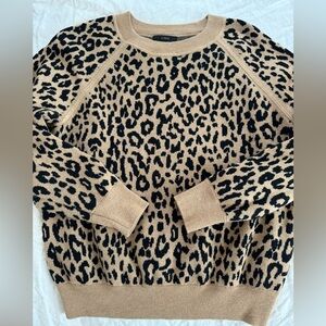 J. Crew Reimagined Leopard Sweater